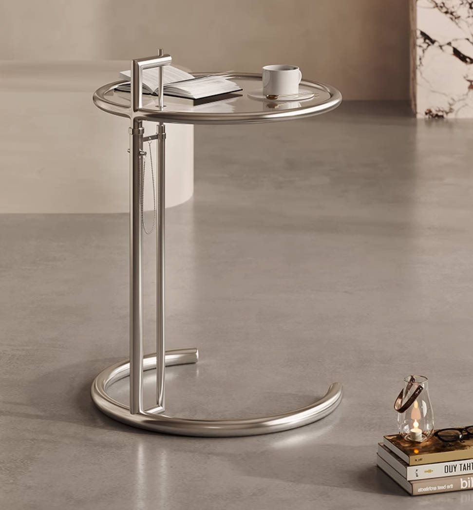 tainless steel side table master design living room studio light luxury modern