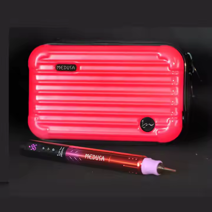 Wireless Rechargeable Professional MEDUSA Aluminum Permanent Makeup Machine PMU Machine Pen Gun for Body Art PMU Set